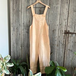 NWT Mate The Label Linen Overalls
